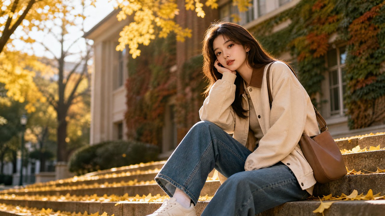 探花 秋季写真：美少女摄影教程传媒